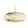 Spring pendelleuchte LED brass