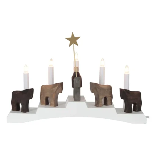 Staffans fålar Adventskerzenhalter 5 Lampen