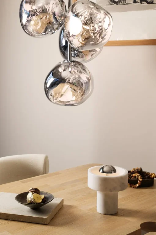 Stone Portable LED Tischleuchte 28 cm
