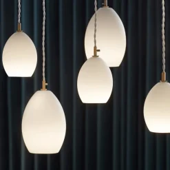 Unika Pendelleuchte weiß